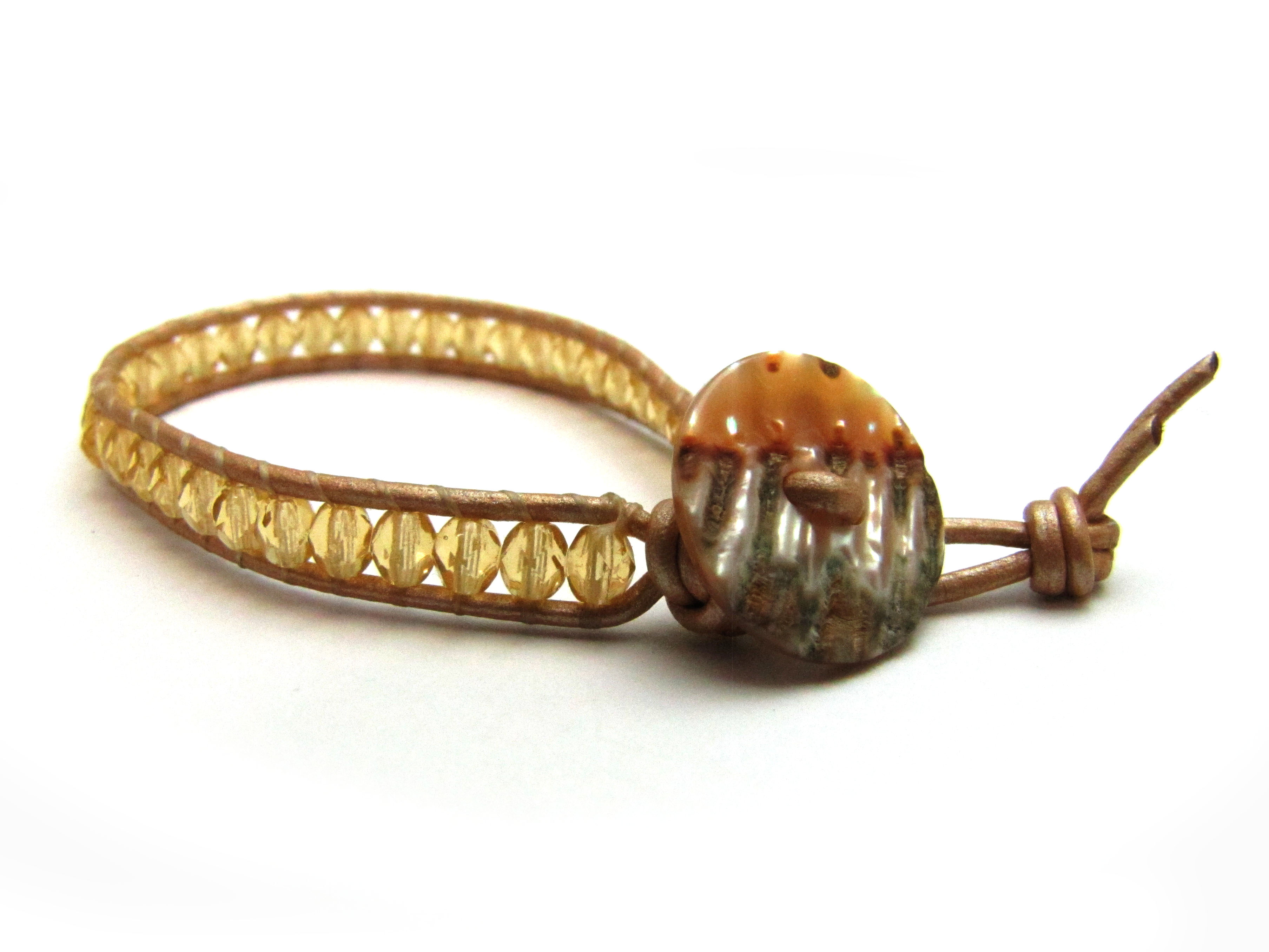 Leather Woven Bracelet Classes Leather woven class exapmle