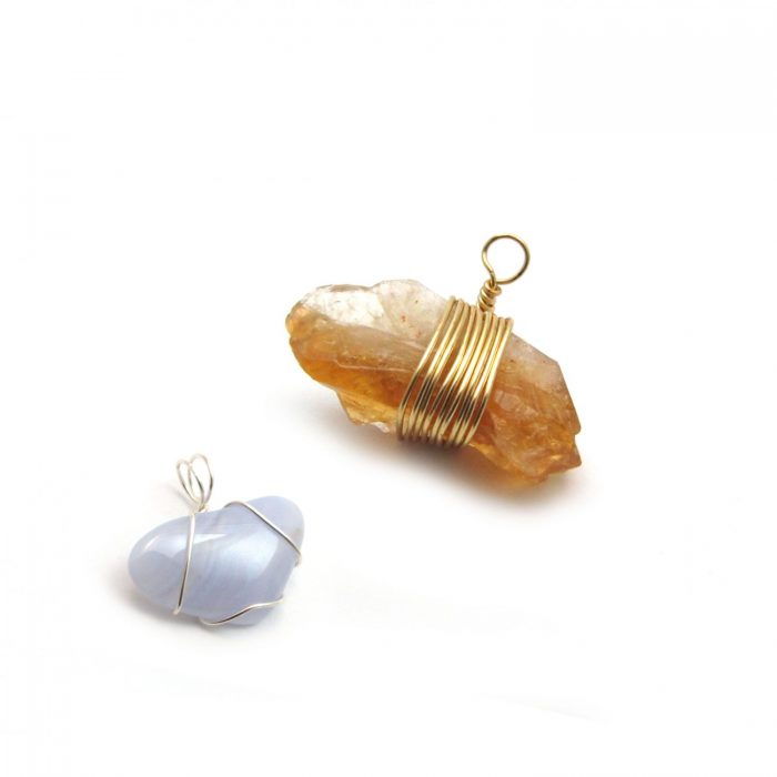 Wire Wrapped Stones