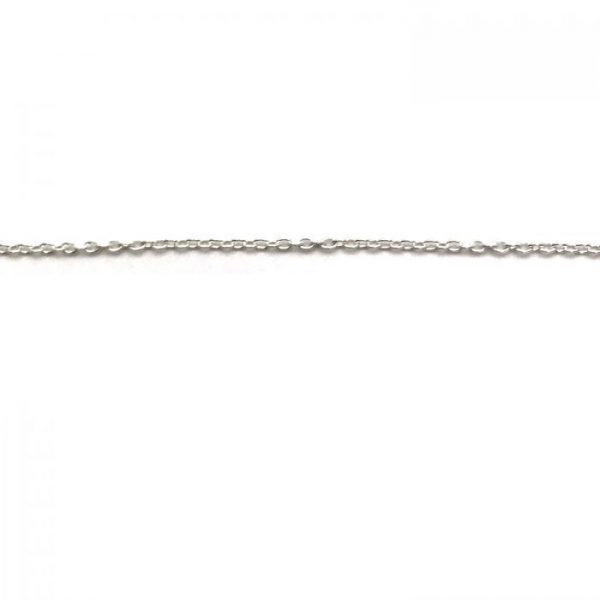 oval chain 11617 base metal - silver plated length