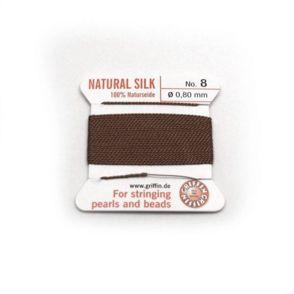 brown silk cord