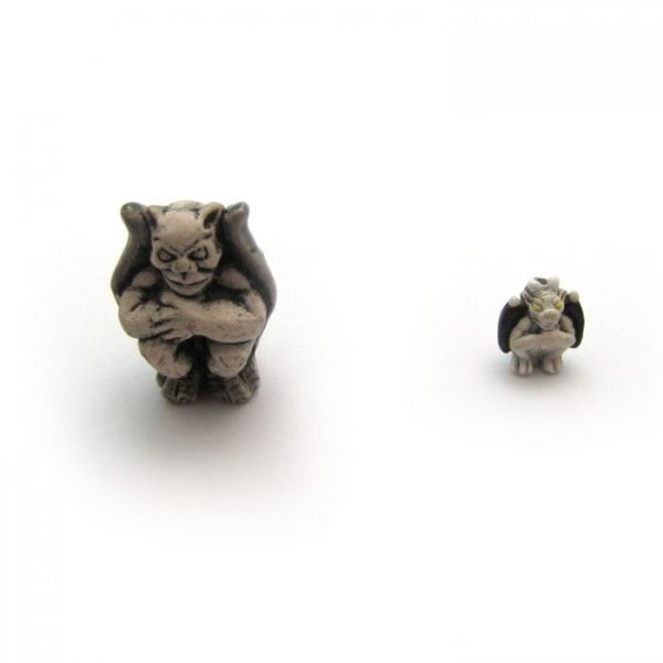 Gargoyle ceramic beads large and small