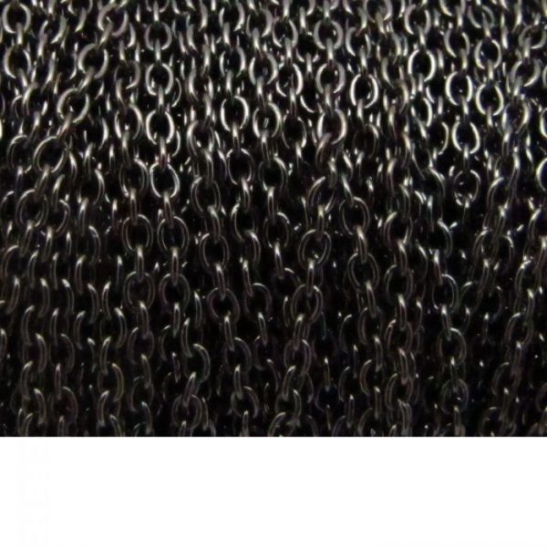 Oval chain chain 1813 gunmetal