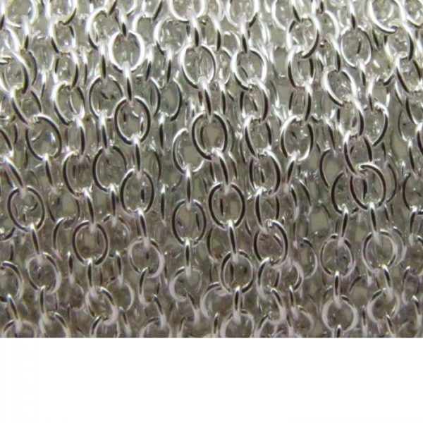 Oval chain chain 1813 silver plated
