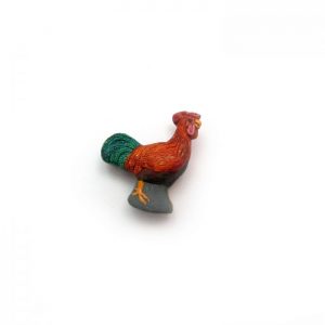 ceramic animal beads large and small - rooster