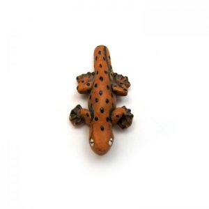 ceramic animal beads large and small - salamander