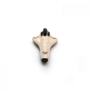 ceramic animal beads large and small - space shuttle