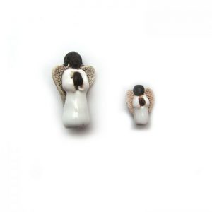 Angel ceramic beads large and small