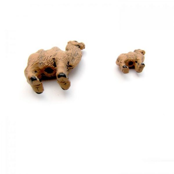 camel ceramic beads large and small