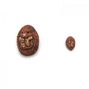 hedgehog large ceramic beads