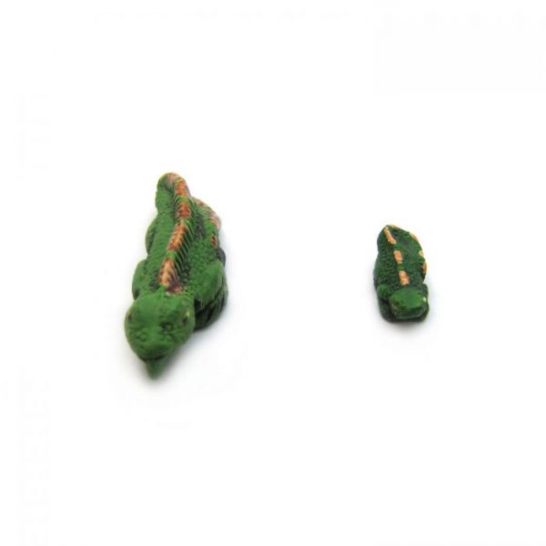 iguana large and small ceramic beads