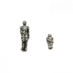 knight large and small ceramic beads