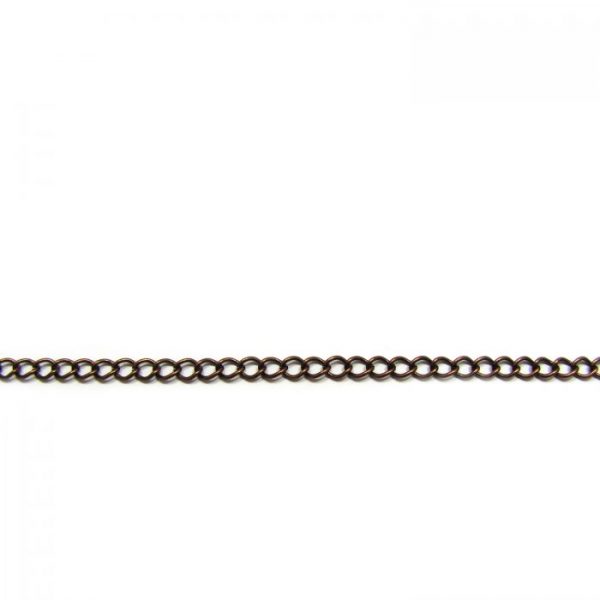 curb chain ch 6 antique copper length