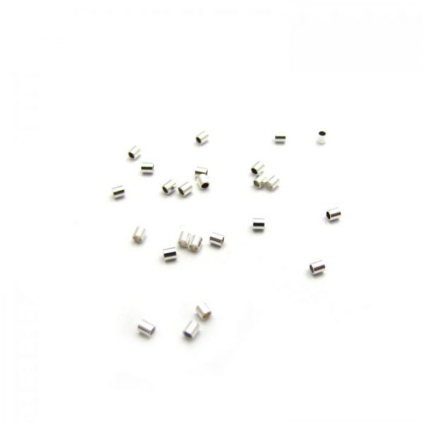 1.5 x1.5 crimps Sterling Silver