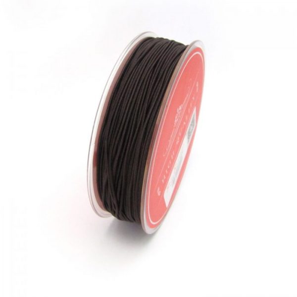 material covered elastic 1mm Brown