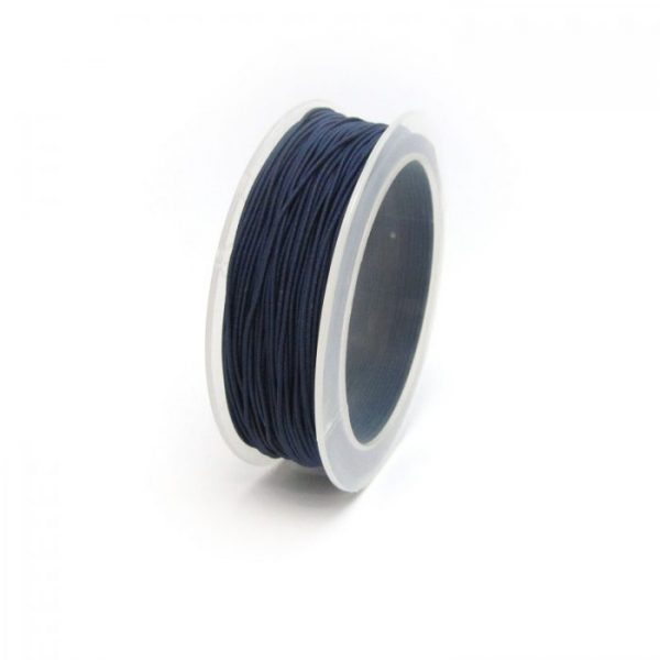 material covered elastic 1mm Navy