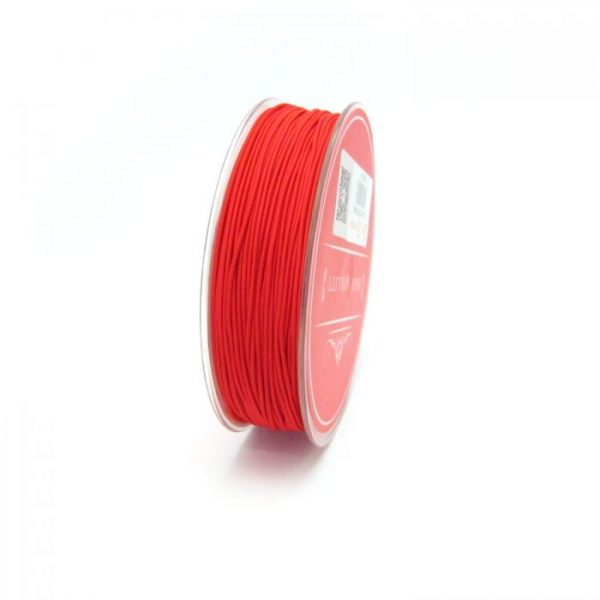 material covered elastic 1mm Red