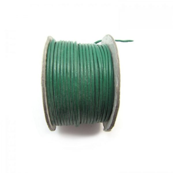green leather cord