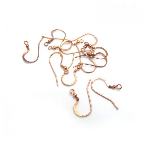 rose gold vermeill shepperd hook with ball