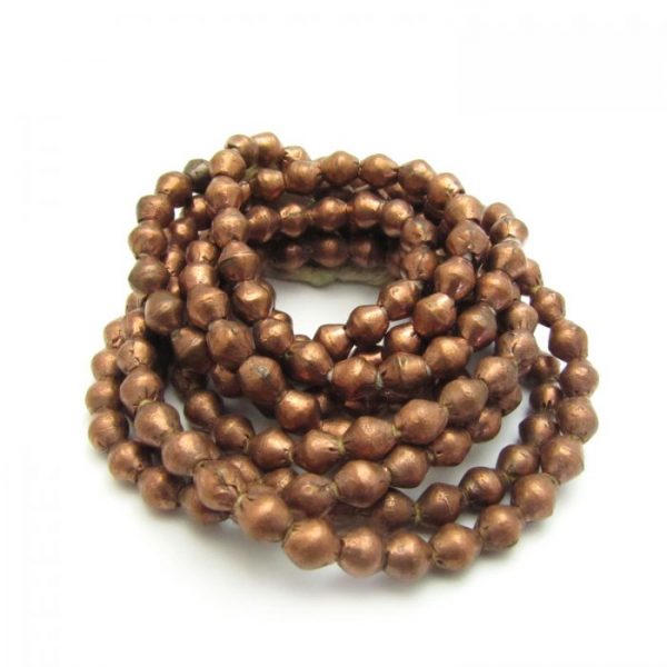 Bi-Cone African Metal Beads - Copper