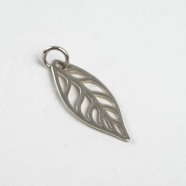 Leaf Charm - Sterling Silver