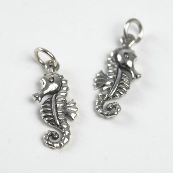 Seahorse Charm - Sterling Silver