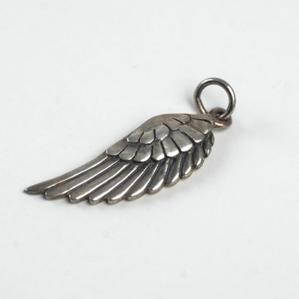 Large Wing Charm - Sterling Silver