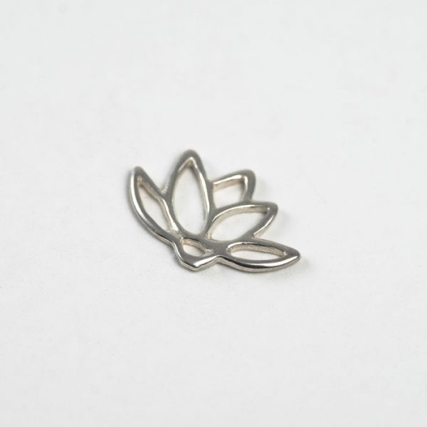 Lotus Charm - Sterling Silver