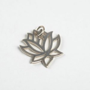 Lotus Charm - Sterling Silver