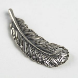 Feather Charm - Sterling Silver