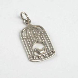 Bird Cage - Sterling Silver