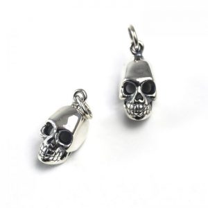 3D Skull Large - Sterling Silver