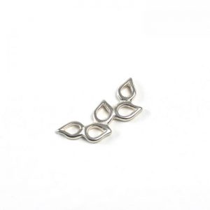 Sterling Silver Olive Branch Connector