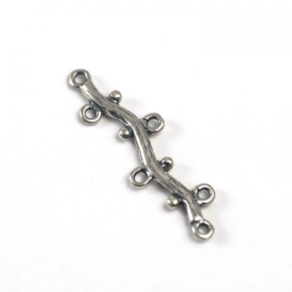Sterling Silver Bud Branch Connector