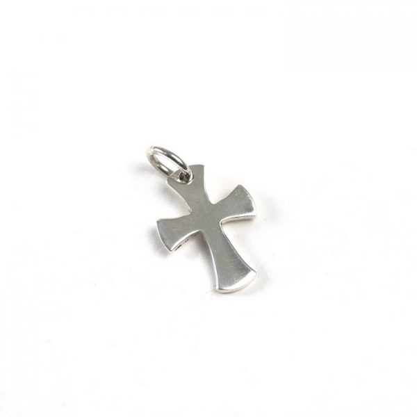 Sterling Silver Cross (Small, Flared)