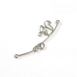 sterling silver connector #148 Squirrel on Branch
