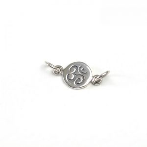 Sterling Silver Ohm Coin Link