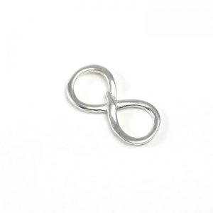 Sterling Silver Infinity Connector (Thick)
