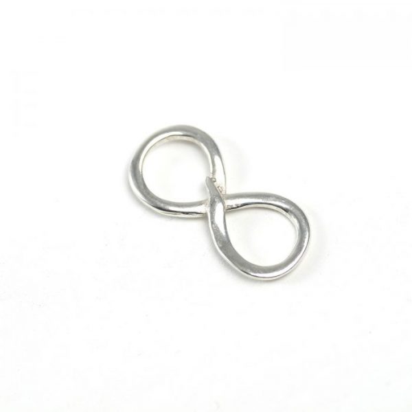 Sterling Silver Infinity Connector (Thick)