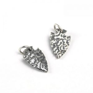 sterling silver arrowhead charm
