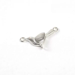 Sterling Silver 3-Loop Bird Link