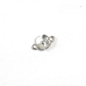 Sterling Silver Flower Link