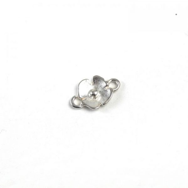 Sterling Silver Flower Link