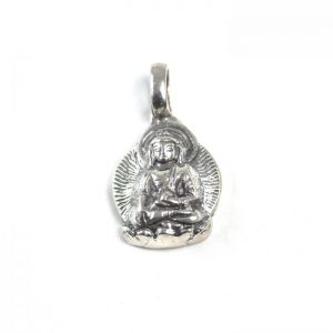 Sterling Silver Buddha with Aura