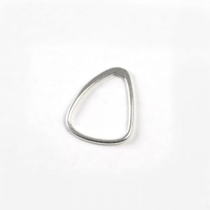 Sterling Silver Triangle Link (Thin)