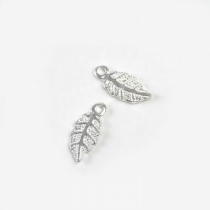 Sterling Silver Leaf (Detailed, Tiny)