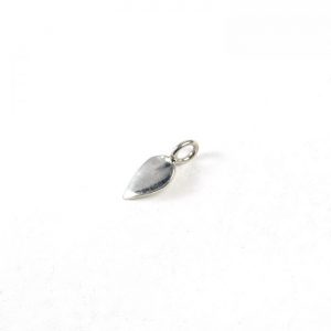 Sterling Silver Tiny Drop Tag