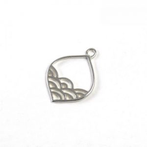 Sterling Silver Arabesque with Waves