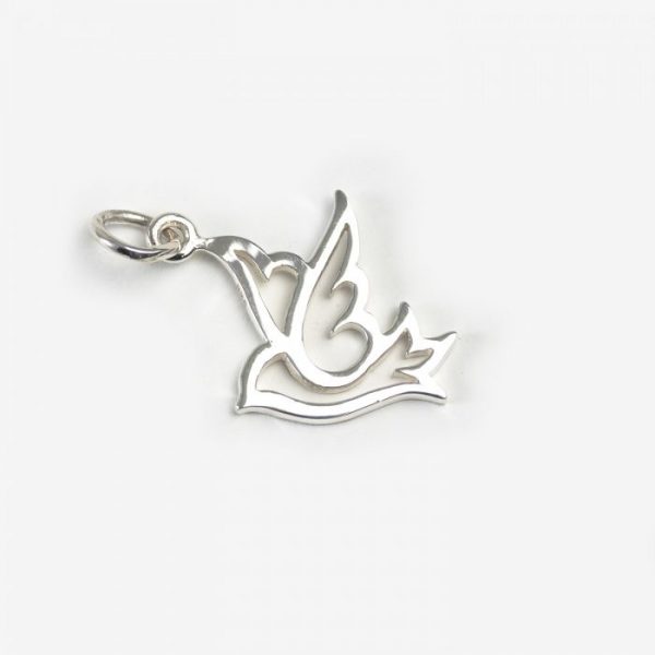 Sterling Silver Dove (Outlined)