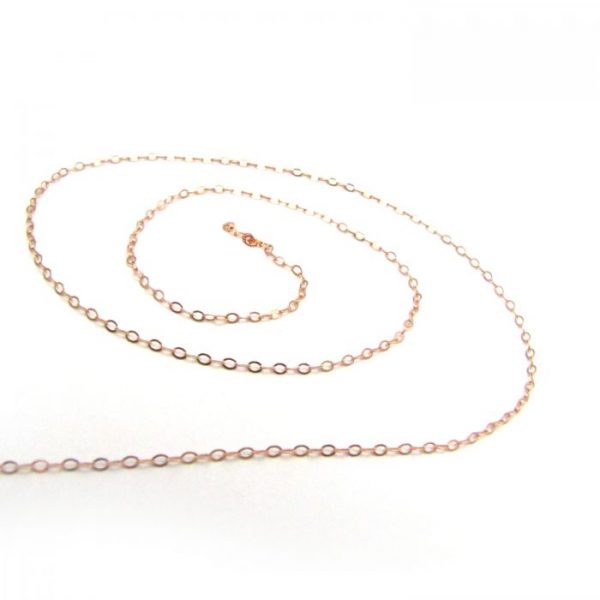 Flat Oval Chain 755RF Rose Gold Fill