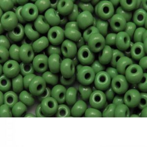 Seed Beads Opaque Green